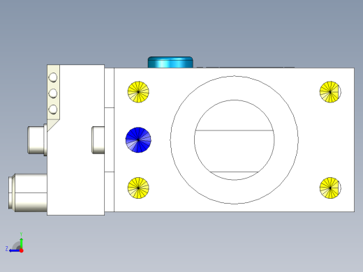 德克斯TUNKERS气缸数模SZK_40_A42_Z_T12_TUENKERS右视缩略图