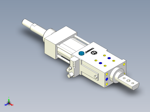 德克斯TUNKERS气缸数模SZK_40_A42_Z_T12_TUENKERS正等轴测缩略图