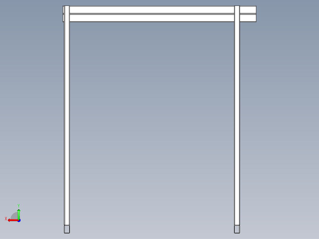 升降机构320公斤--stp后视图