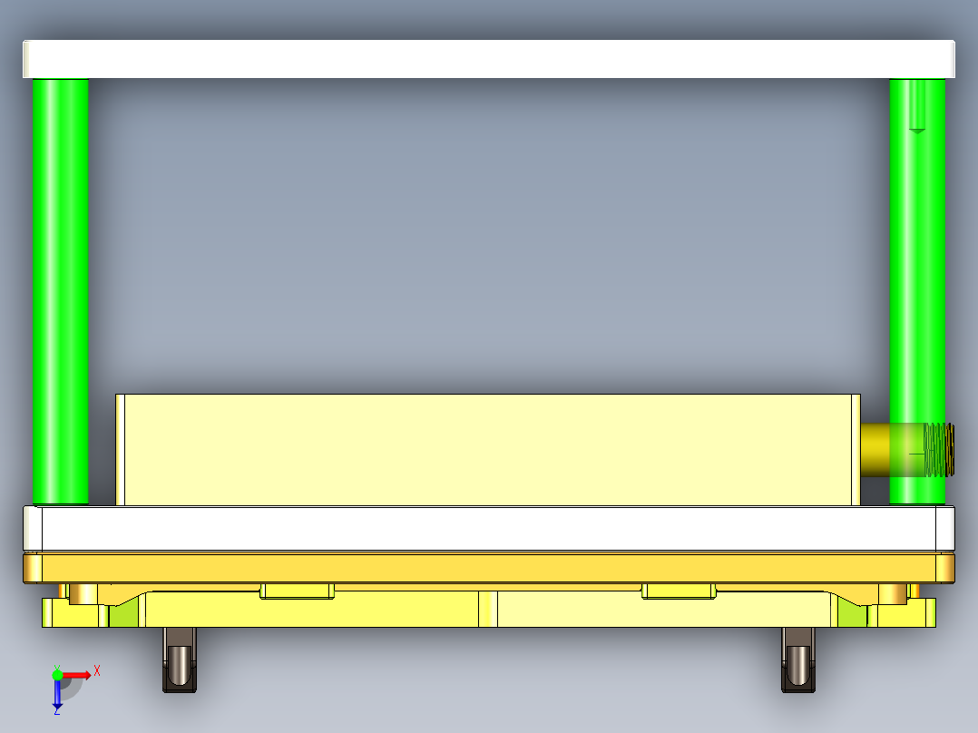 AAP20-lcd-cover-al-CNC2笔记本CNC工装夹具三维模型-1110俯视图