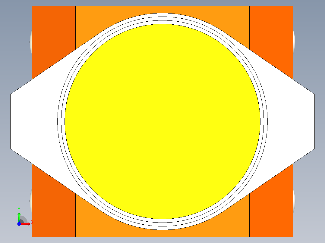 德力西电气LAY8-11BN 黄前视图