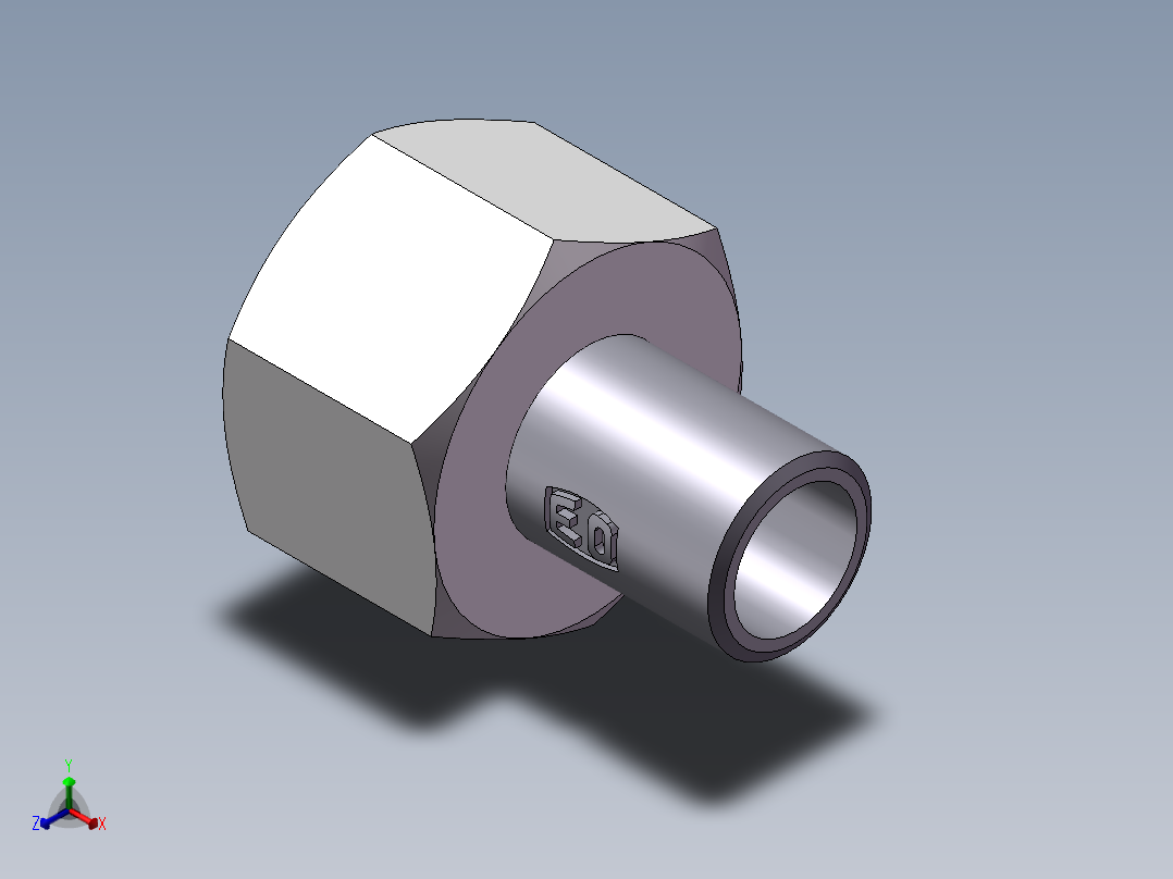 90度焊接接头、2WD-16X2.0.zip正等轴测图