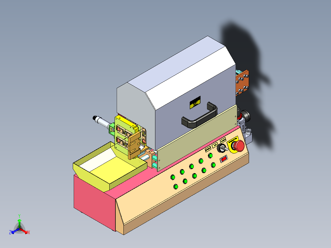 A2004251-电线扭转机正等轴测图