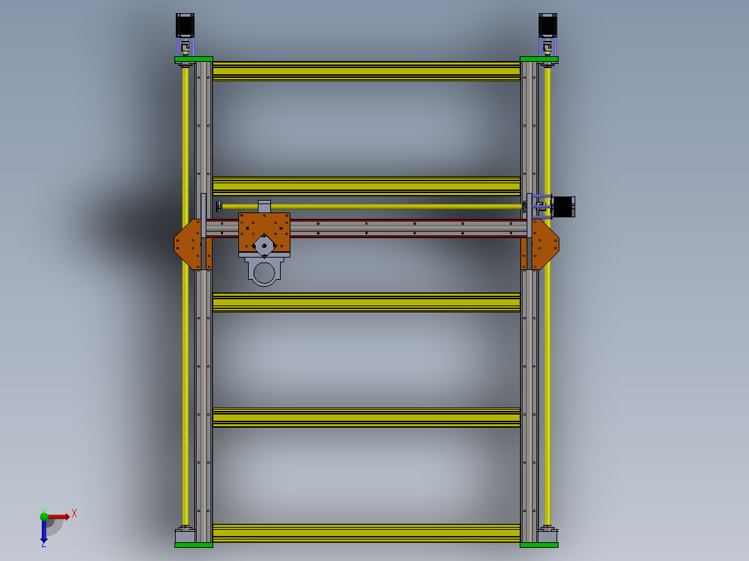 Maxi CNC 1500x1000俯视图