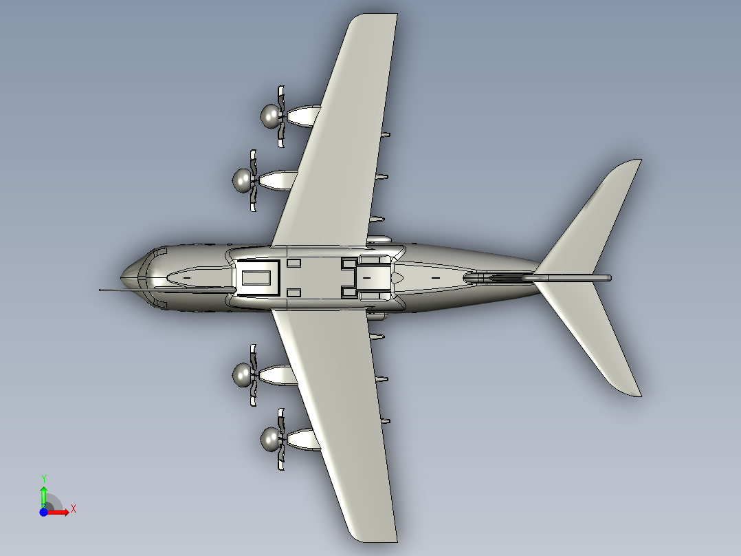A400M战略运输机前视图