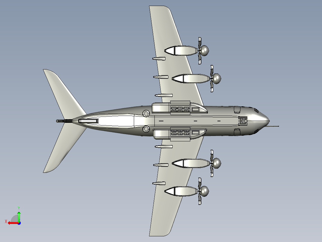 A400M战略运输机后视图