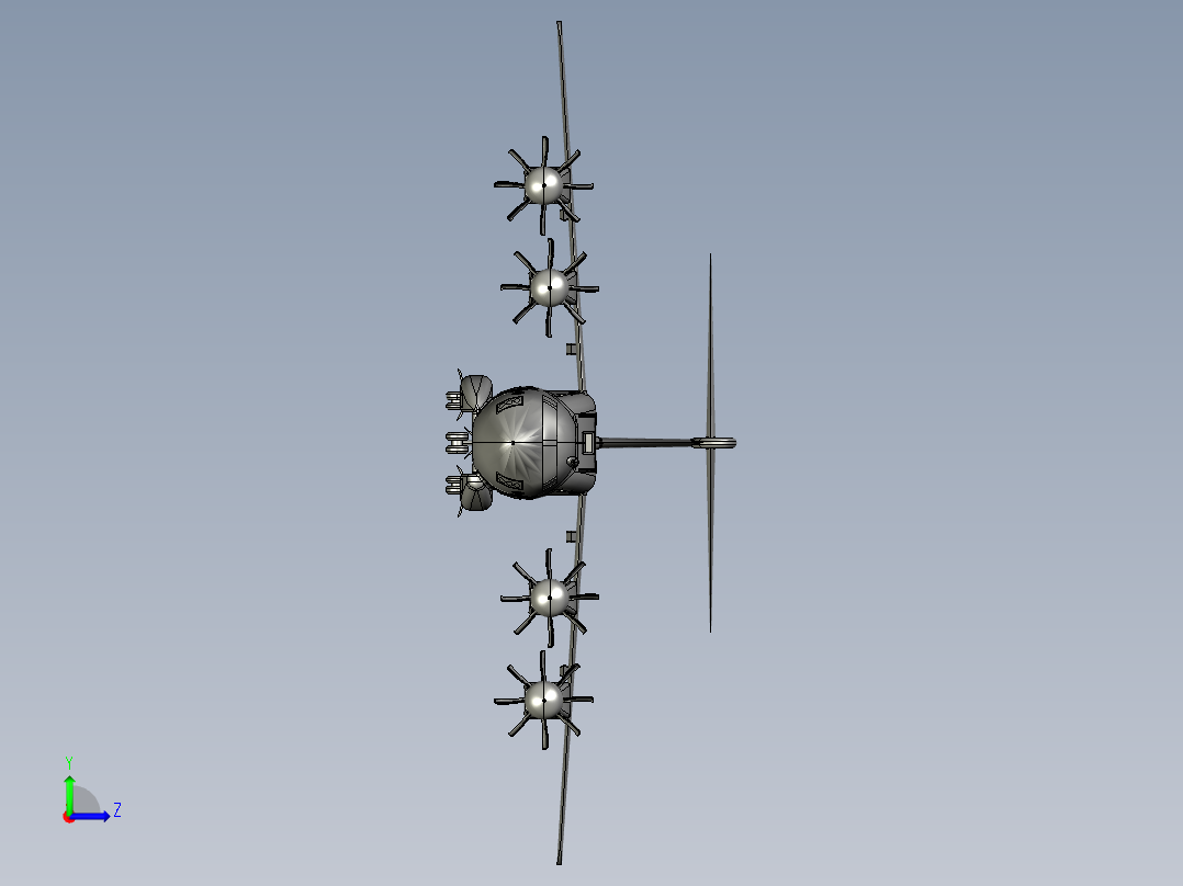 A400M战略运输机左视图