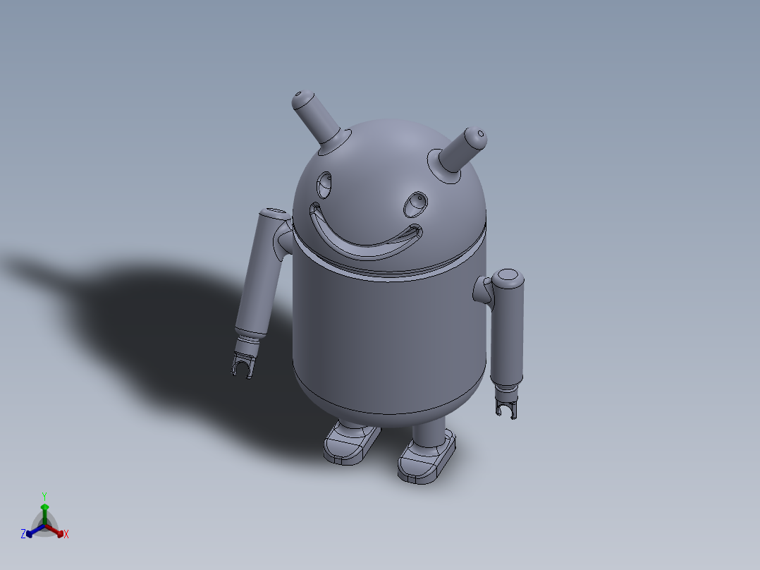 安卓正等轴测图