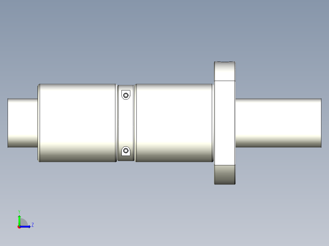 DFI滚珠丝杆左视图