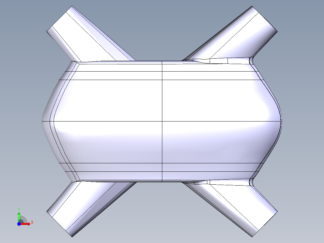 无人机中心前视图