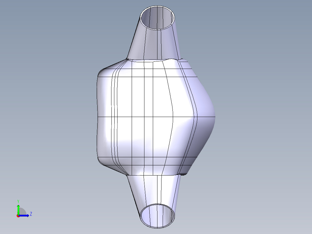 无人机中心左视图