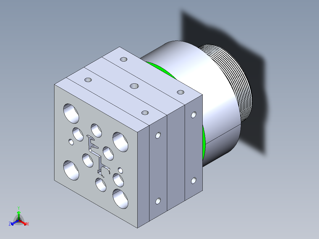 B3004631-PVC挤出模主视图