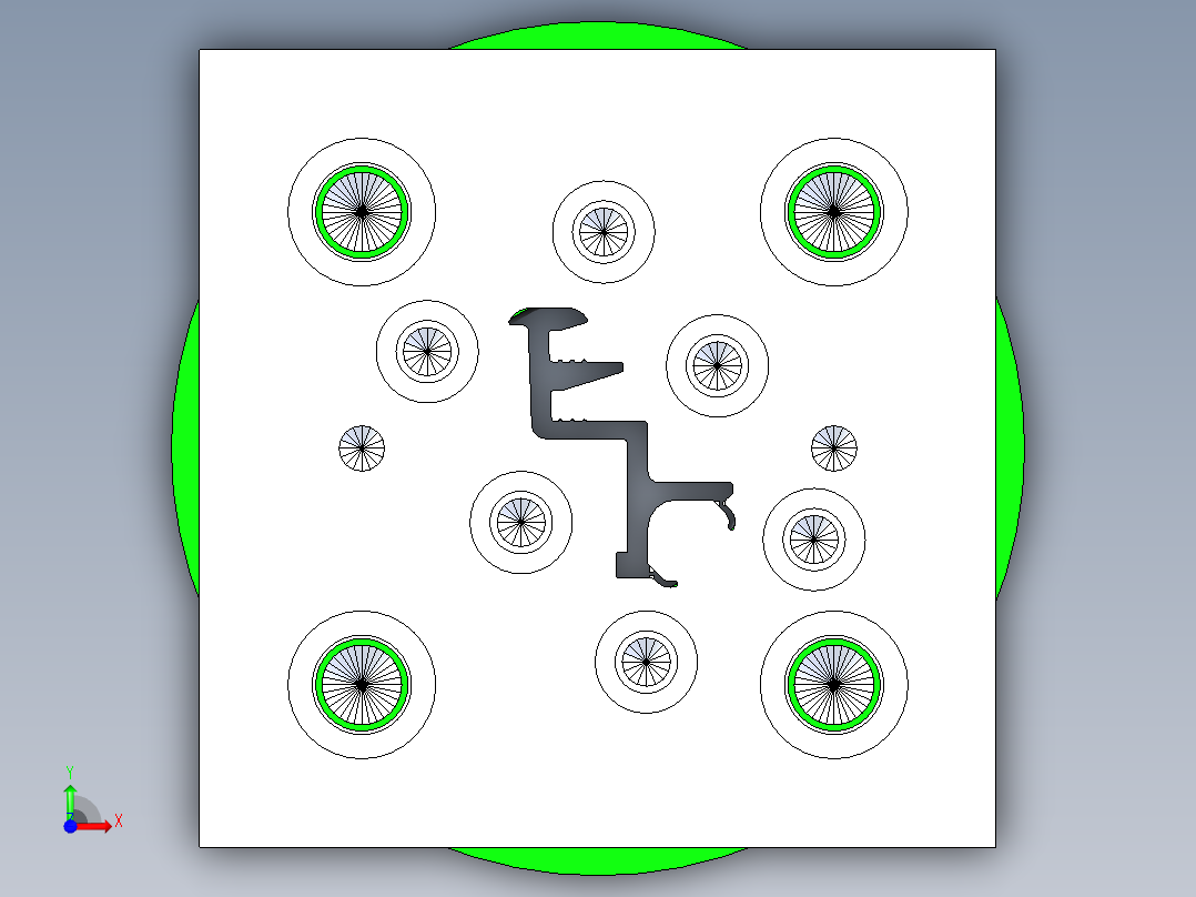 B3004631-PVC挤出模前视图