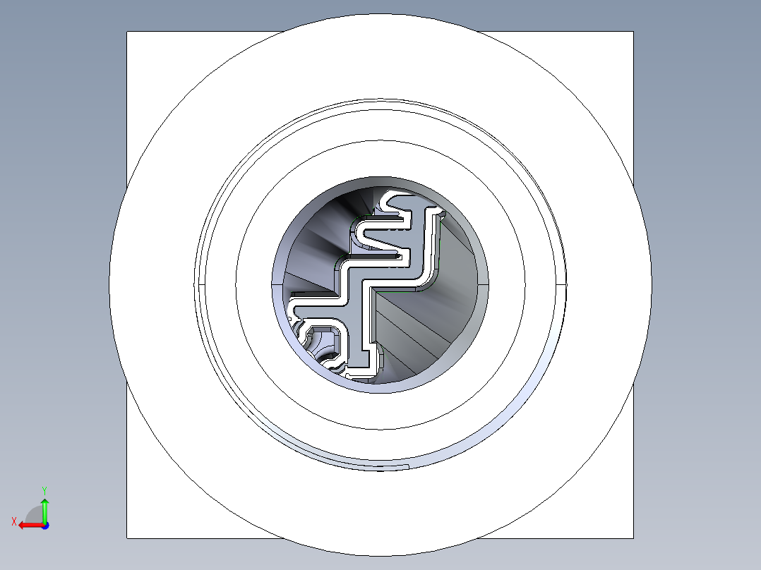 B3004631-PVC挤出模后视图