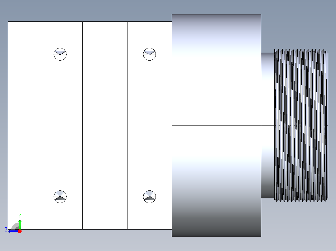 B3004631-PVC挤出模右视图