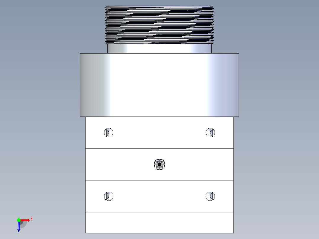 B3004631-PVC挤出模俯视图
