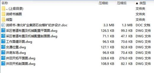 淮北矿业集团石台煤矿初步设计含7张CAD图缩略图