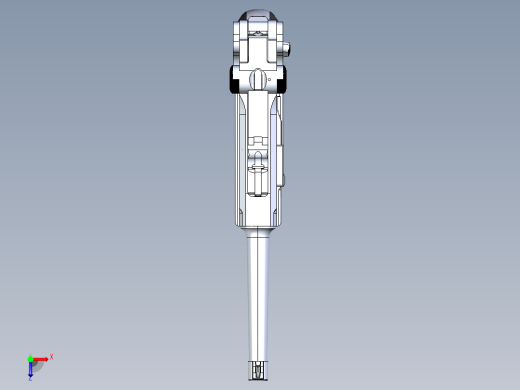 手枪左轮冲锋枪老式狙击步枪设计3D图纸luger-mod-1904-1 4 STP俯视缩略图