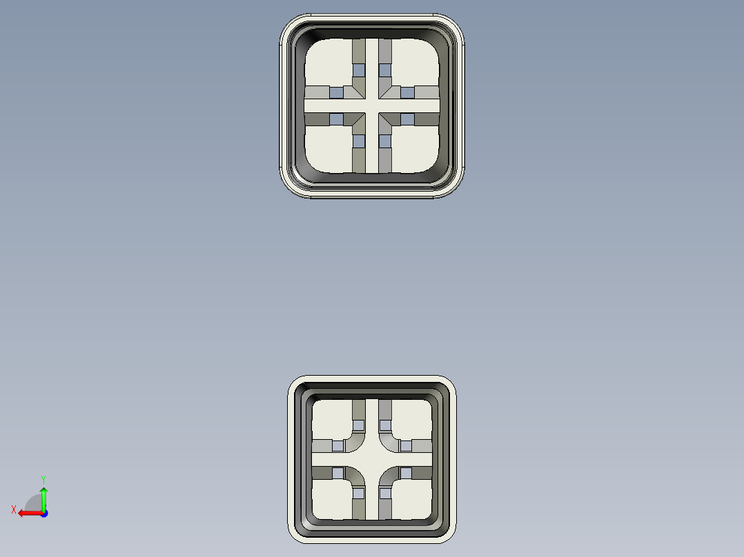 11升种植花盆后视图