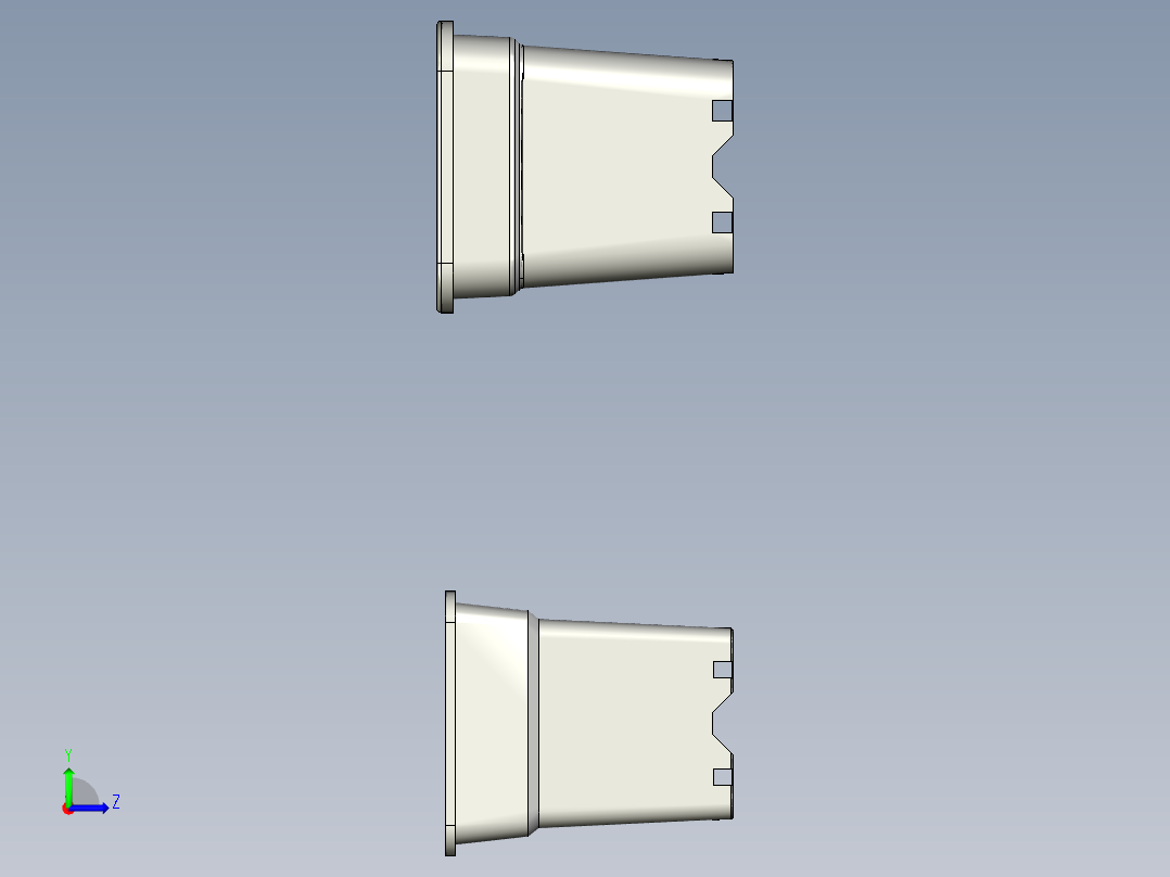 11升种植花盆左视图
