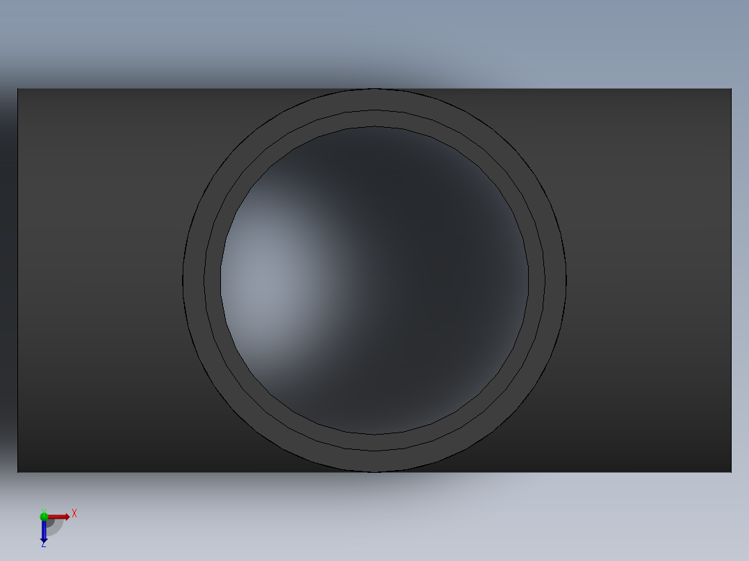 Cross DN200 PN10 U-PVC俯视图