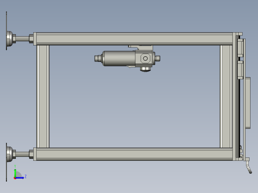 物料中转架左视缩略图