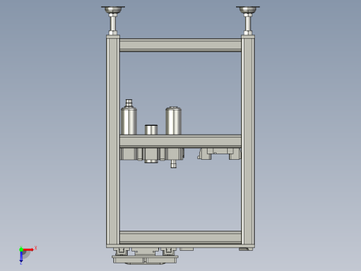 物料中转架俯视缩略图