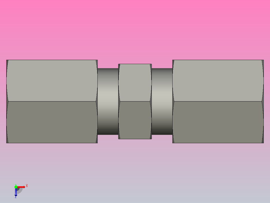 EO管接头联盟G04ZLL71.igs俯视图