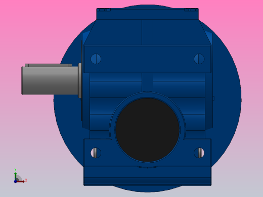 S57ZP蜗轮蜗杆减速机S57-16-M1-B-P90前视缩略图