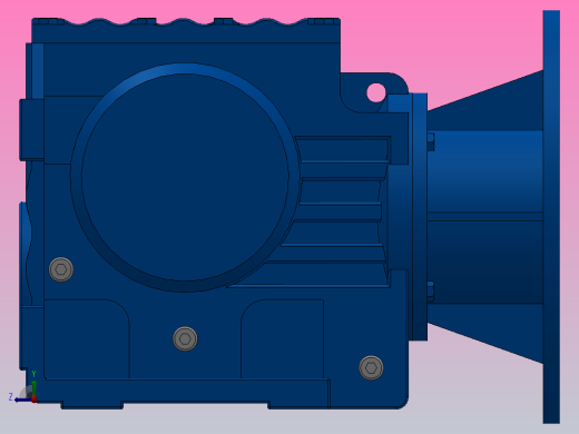 S57ZP蜗轮蜗杆减速机S57-16-M1-B-P90右视缩略图