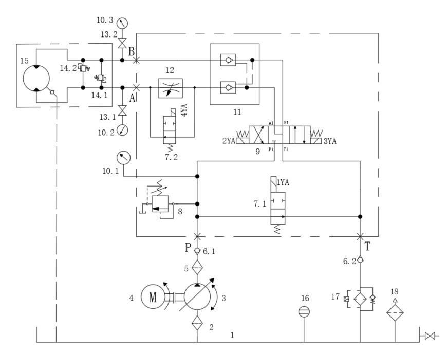 绞车液压系统设计（4）（CAD+说明书）