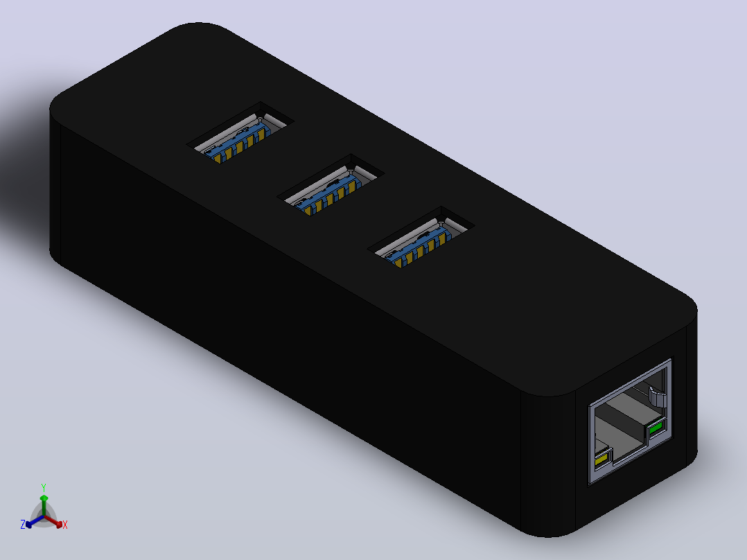 Anker-ak-a7522012-USB-3.0-3-口-Hub-千兆以太网-12正等轴测图