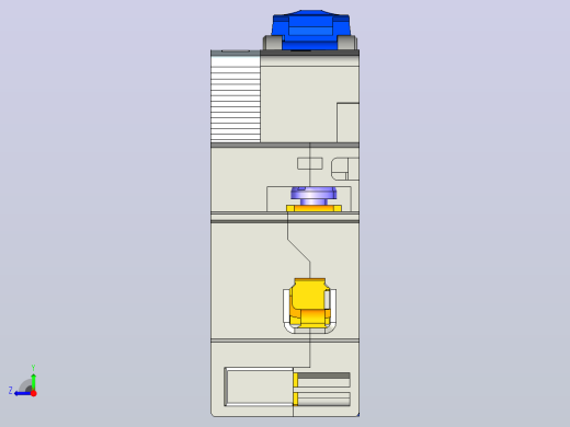 NUH-40B 1P电涌保护器三维模型202404右视缩略图