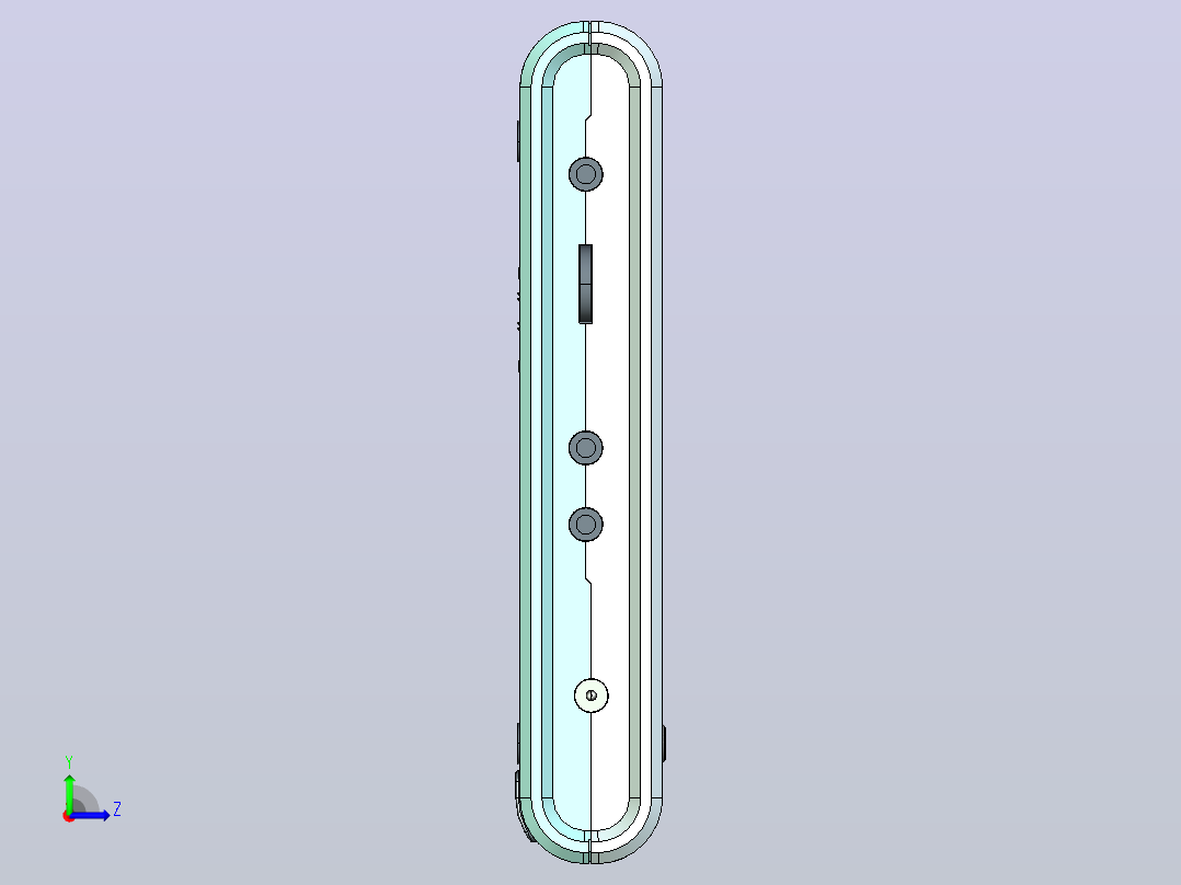 DVD全套设计原PRT图档（自上而下）左视图