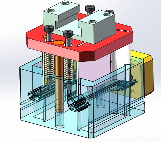 2ZY 外挡水组合冲切工装sw18可编辑