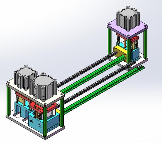 2ZY 外挡水组合冲切工装sw18可编辑