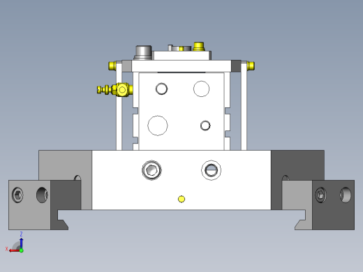 鼓状工件卡盘机构后视缩略图