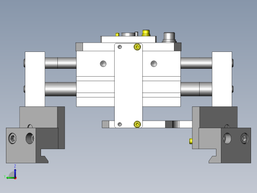 鼓状工件卡盘机构左视缩略图