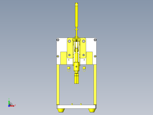 手动简易开孔夹具前视缩略图
