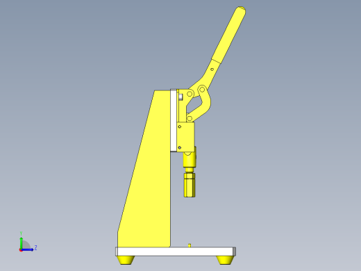 手动简易开孔夹具左视缩略图