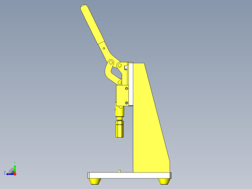 手动简易开孔夹具右视缩略图