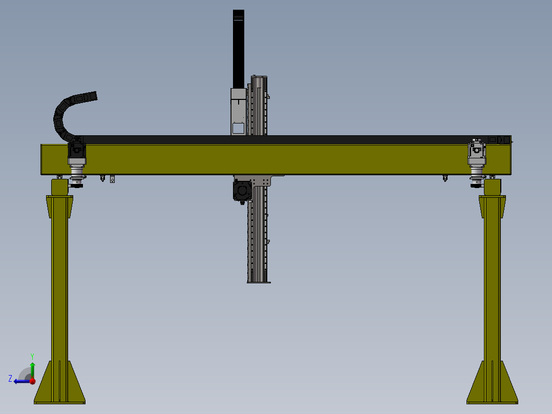 TE-桁架机械手sw12右视图