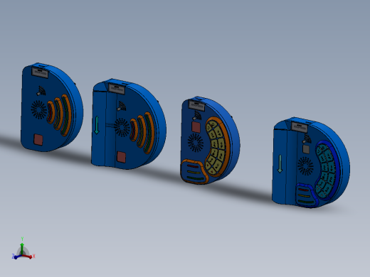 Door Access刷卡门禁锁模型3D图纸 Solidworks设计 附IGS STEP