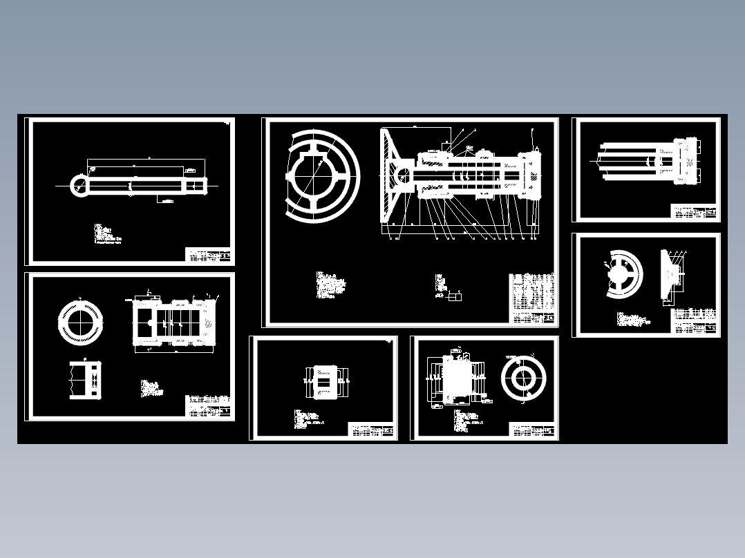 HSG焊接式连接液压缸结构设计