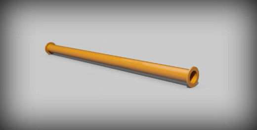 直管管道3D模型缩略图