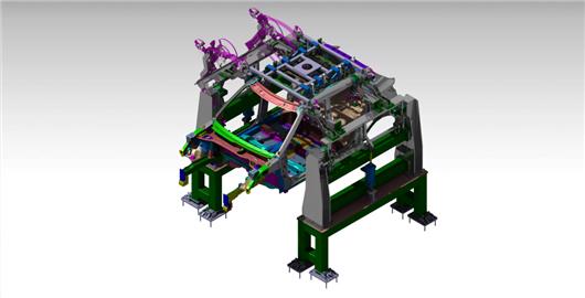 两厢轿车白车身总成焊装