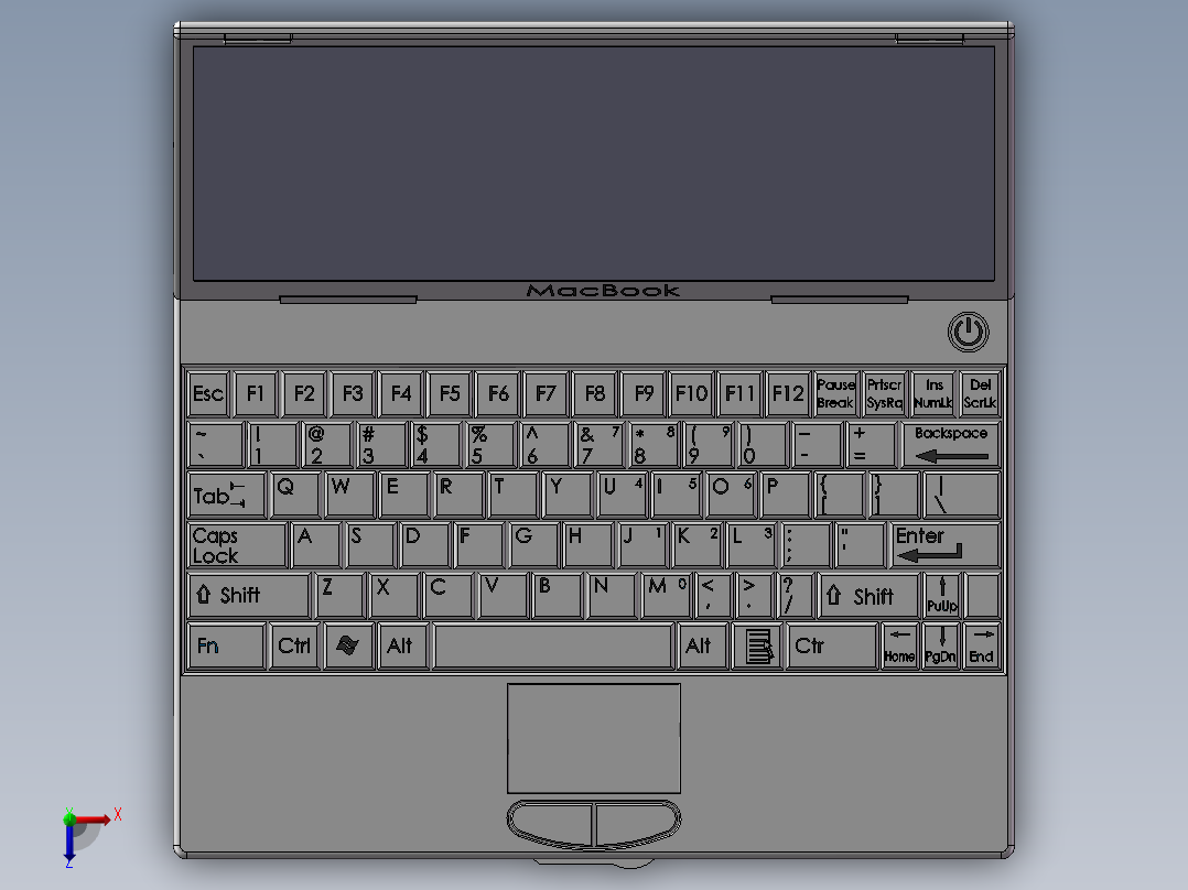 14 iphone苹果笔记本电脑 IP wenxu1020俯视图
