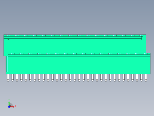 DEGSON 2EDG 系列 5.0mm 可插拔接线端子组-2EDGVT-5.0-32P-14-00AH前视缩略图