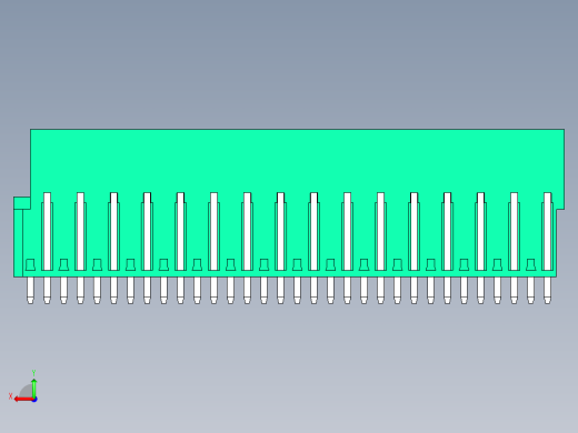 DEGSON 2EDG 系列 5.0mm 可插拔接线端子组-2EDGVT-5.0-32P-14-00AH后视缩略图