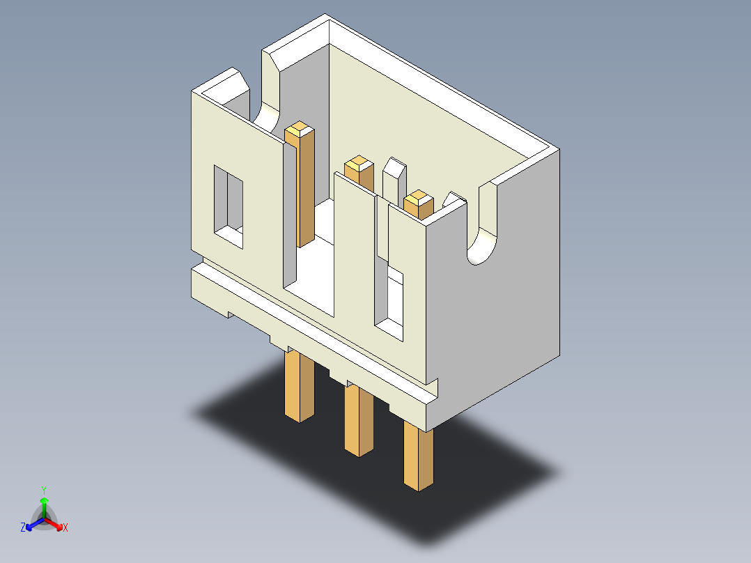 JST-B3B-PH-K-S主视图